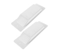 GOOHOCHY Copertura di Sfiato dell'Aria per Container 2 Pezzi in Plastica per Prese d'Aria Laterali Rimorchio Accessori per Ventilazione e Scarico Calore Camion