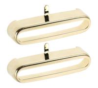 GOOHOCHY Copertura Pickup Chitarra Elettrica in Ottone 2 Pezzi Parte Superiore Aperta Custodia Singola Bobina per Riduzione Ronzio e Gestione Calore Adatta a Musicisti e Studi di