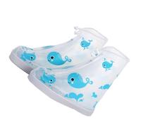 GOOHOCHY Coperture Antipioggia Per Bambini Copriscarpe Impermeabili in Pvc Chiusura A Cerniera Protezione Per Scarpe Da Pioggia E Schizzi