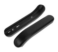 GOOHOCHY Coppia di Cuscini per Bracciolo Sedia a Rotelle in Poliuretano, Compatibili e Confortevoli, Alleviano la Fatica del Gomito, Distanza Fori 12 Cm, Colore Nero