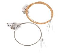 GOOHOCHY Corde di Ricambio per Arpa Lira in Acciaio Dorato Resistente Corde Metalliche per Arpa Lira con Numeri Accessori per Manutenzione e Performance Musicali