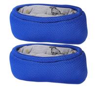 GOOHOCHY Cuscinetto per Stampelle Ascellari in Cotone e Spugna Antiscivolo, Coppia di Tappetini Sostituibili Morbidi per Impugnatura, Accessori per Stampelle Mediche Adatti Anziani