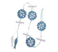 GOOHOCHY Decorazione Da Parete Legno Intagliato Tema Nautico Ornamento Da Appendere Mediterraneo Per Casa e Artigianato Unico e Resistente Per Soggiorno