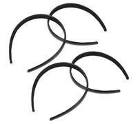 GOOHOCHY Fasce per Chioma Nere da Donna in Pu 2 Pezzi, Comode e Resistenti, Design Minimalista e Moderno per Uso Quotidiano