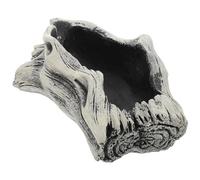 GOOHOCHY Fioriera in Cemento Vaso Unico per Succulente Decorazione Creativa Colore Grigio Adatto Esterno