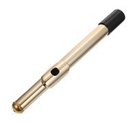 GOOHOCHY Flute Mouthpiece Metallo Con Dorato Per Strumenti Musicali Accessorio Sostitutivo Per Flauto Professionale e Studenti Leggero e Compatto