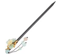 GOOHOCHY Forcina per Chioma in Legno Retrò da Donna, Bastoncino per Chioma Stile Antico Design Semplice, Accessorio Elegante per Feste, Cerimonie e Servizi Fotografici