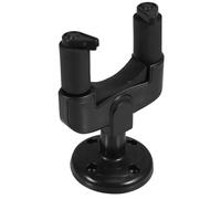 GOOHOCHY Gancio per Chitarra da Muro Nero in Plastica con Base a 4 Fori, Gancio Rimovibile ad Alta Capacità per Chitarra e Basso, per Organizzare Strumenti Musicali
