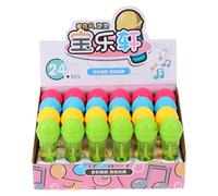 GOOHOCHY Giocattolo Soffia Bolle Microfono per 24 Unitá in Plastica Sicura senza Odore come Regalo di Compleanno per Giochi da Giardino