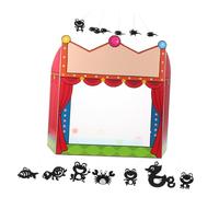 GOOHOCHY Kit Teatro Ombre Cinese Tradizionale Con Pupazzi Colorare Giocattolo Educativo Diy Per Ragazzo Ragazza e Adulti Sviluppo Abilità Motorie e Culturali