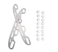 GOOHOCHY Lame Sostituibili per Pattini Ghiaccio in Acciaio Inossidabile Compatibili con Scarpe da Hockey su Ghiaccio Accessori Durevoli e Pratici per Pattinaggio