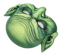 GOOHOCHY Maschera Halloween Strega EVA Spaventosa con Occhi Malefici per Costume Cosplay Feste Masquerade