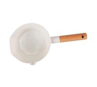GOOHOCHY Mestolo in Legno con Manico Ergonomico Mestolino da Bagno e Cucina Paletta Capacità per Trasferimento per Lavare Verdure e Frutta