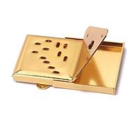 GOOHOCHY Metal Triangle Mandolin Tailpiece Con Viti Per Chitarra e Mandolino Color Facile Installazione e Design Elegante Per Migliorare Suono e Aspetto Del Tuo Strumento