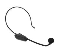 GOOHOCHY Microfono Wireless a Cuffia con Bodypack 2.4g, Nero per Insegnanti | Design con Archetto Auricolare, Trasmissione Fino a 25 Metri, Autonomia 8-10 Ore, per Lezioni e Aule