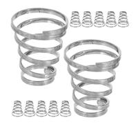 GOOHOCHY Molle per Perno Ruota in Acciaio Inossidabile 12 Pezzi per Spiedini Sgancio Rapido, Ricambi per Mountain Bike e Bici da Strada, Accessori per Riparazione Ruote Sportive