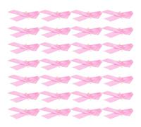 GOOHOCHY Nastri Rosa e Consapevolezza del Cancro al Seno Facili da Indossare e Rimuovere 100 Pezzi in Poliestere Decorativi Design Delicato e Bello per Raccolta Fondi