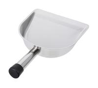 GOOHOCHY Paletta per Rifiuti in Acciaio 304 Portatile Manico Ergonomico, Pala per La Pulizia della Casa e dell’Ufficio, Paletta Pratica per Cucina e Utilizzo Quotidiano