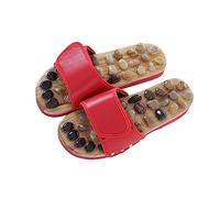 GOOHOCHY Pantofole Massaggianti Unisex Per Massaggio Plantare Agopressione Realizzate in Eva e Tessuto Per Uso Durevole Migliorano Circolazione Sanguigna e Salute Alleviano e Tensione Ai Pi