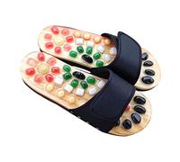 GOOHOCHY Pantofole Massaggio Design Ergonomico e Materiali Pu Ed Eva Per Migliorare La Circolazione Sanguigna, Taglia 39-40, Perfette Per Camminare in Casa