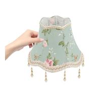 GOOHOCHY Paralume Verde Perline a Macramè, Resistente alla Deformazione, Facile da Installare, Adatto per Lampade da Tavolo e Candele, per Uso Domestico e Studio Stile Stili multipli