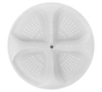 GOOHOCHY Piatto Lavatrice di Ricambio A-312 in Plastica Bianca, Rotore a Girante, Funzionamento Silenzioso e Protezione di Sicurezza per Lavatrice