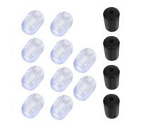 GOOHOCHY Piedini in Plastica Trasparente Set da 1 per Lavello Cucina, Accessori Protettivi per Scolapiatti in Filo con Filo 3-6 mm