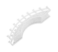 GOOHOCHY Ponte da Giardino in Miniatura Piccolo Ponte Artificiale Micro-Paesaggio per Ornamento della Casa delle Bambole