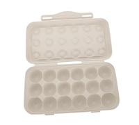 GOOHOCHY Porta Uova Anti-collisione Resistente Organizzatore Per Uova Con Scomparti Scatola Per Conservazione Per Frigorifero e Campeggio