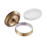 GOOHOCHY Portasapone da Muro in Rame Colore Bronzo Antico Funzione Multiuso per Accessori Bagno, per Appartamenti e Organizzazione Asciugamani