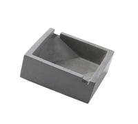GOOHOCHY Posacenere in Cemento Creativo da Tavolo per Casa e Ufficio, Ornamento Semplice e Chic, Design Delicato alla Moda, Colore Grigio Dimensione S