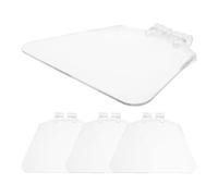 GOOHOCHY Protezione Per Gli Occhi Da Banco In Plastico Trasparente 4 Pezzi Adatta Per Utensili Elettrici In Officina 3.74X3.15X0.04 Inch
