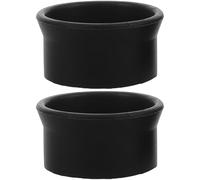 GOOHOCHY Protezioni Oculari per Microscopio Binoculare, Anello in Gomma Nera, Diametro Esterno 31-33 mm, Set 2 Pezzi, per Binocoli e Oculari di Microscopi Stereo