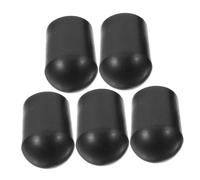 GOOHOCHY Puntale in Gomma Antiscivolo Per Contrabbasso Set 5 Pezzi, Cappuccio Protettivo Compatto Per Perno Terminale Basso, Accessori Per Strumento Musicale Protezione Piede e Facile Installazione