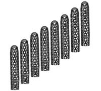 GOOHOCHY Punte Terminali Metalliche per Lacci Scarpe 8 Pezzi Set, Fermacorda Resistenti in Metallo, Chiusure Fai da Te per Cordoni Abbigliamento, Accessori Pratici per Riparazione