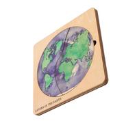 GOOHOCHY Puzzle per Anni Kit Costruzione Puzzle Educativo in Legno Gioco Didattico per Imparare la Struttura Strati della e Geografia