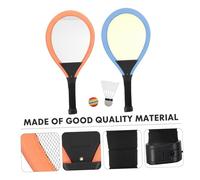 GOOHOCHY Racchette da Badminton per Luce Rete Ampia per Indoor e Outdoor Gioco Sicuro per Coordinazione Mano-Occhio