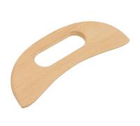 GOOHOCHY Raschietto per Massaggio Piastra Massaggiante Igienica e Lavabile in Legno a Forma di Mezzaluna Strumento per Terapia dei Meridiani e Massaggio dei Punti di Agopuntura per Uso