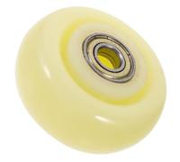 GOOHOCHY Ruota Silenziosa per Carrello da 3 Pollici in Nylon Resistente all'Usura Cuscinetto a Sfere Puleggia di Guida per Impalcature per Uso Industriale Magazzini e Centri Logistici