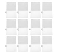 GOOHOCHY Sacchetti Deumidificatori Riutilizzabili 12 Pezzi Design Appendibile in Plastica Bianca per Assorbimento Umidità in Armadi e Cassetti