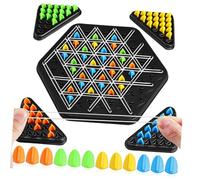 GOOHOCHY Scacchi a Triangolare Strategia Multiplayer Gioco Degli Scacchi Triangolari Geometrico Grandi Dimensioni Gioco Del Triangolo a Strategico Adulto Plastica