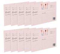 GOOHOCHY Schede di Ricette 50 Pezzi Cartoncino per Scrivere Ricette e Decorare per Feste Compleanni e Regali Personalizzati