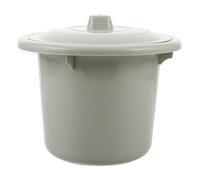 GOOHOCHY Secchio per Wc Portatile Unisex in Plastica con Coperchio Silenzioso e Manico Ergonomico, Grande Capacità per Uso Domestico in Auto Riutilizzabile