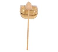 GOOHOCHY Set 1 Strumento Percussione Legno Anelli Ritratto Armonico Strumento Sonoro Tempio