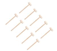 GOOHOCHY Set 25 Pezzi Mini Martelli in Legno Sturdy Multiuso per Granchi e Torte, Martello Battente e Cucina Creativa