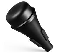 GOOHOCHY Sordina per Trombone e Tromba in Plastica Acciaio Nero Silenziatore Portatile per Pratica e Lezioni Accessorio Robusto e Leggero per Strumenti Fiato
