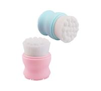 GOOHOCHY Spazzola per Pulizia Viso 2 Pezzi in Silicone Doppia Faccia, Sicura e Confortevole, Materiale Delicato sulla Pelle, per Regali di Natale