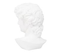 GOOHOCHY Statua Decorativa in Resina Bianca 1 Pezzo Busto di Personaggio per Disegno a Tratteggio e Natura Morta Ornamento Leggero per Decorazione Casa e Spazi Interni ed Esterni