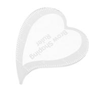 GOOHOCHY Stencil Sopracciglia Donna a Forma di Cuore in Plastica Leggera 5,3x4,2 Cm per Makeup Rapido e Preciso, Accessorio Creativo per Principianti e Viaggi