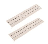 GOOHOCHY Stoppino Piatto in Cotone per Lampada a Olio 5cm X 22cm, Set da 2 Pezzi, Ricambio per Lanterna a Olio e Stufa, Fiamma Costante per Uso Interno ed Esterno